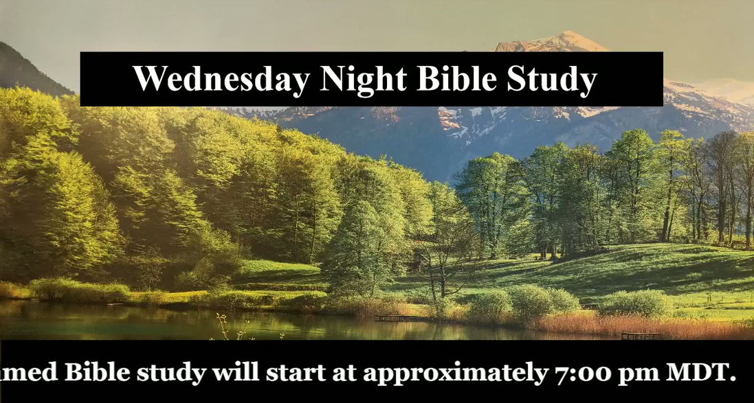 9/2: 1 Peter 2:18-25 - 7pmWed